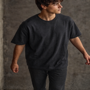 Black Plain - Premium Oversized Plain T-Shirt
